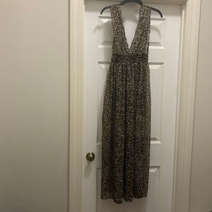 Cheetah print cover up